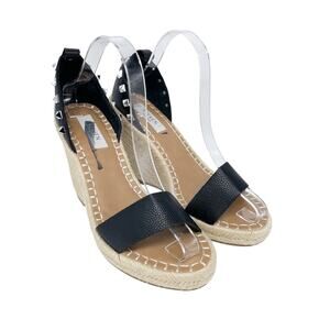 Steven New York Women's Peni Espadrilles Wedge Ankle Strap Sandals Size 8.5M